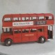 Dubbeldekker - Londen - blik - woondecoratie - rood - 32x10x18cm