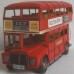 Dubbeldekker - Londen - blik - woondecoratie - rood - 32x10x18cm