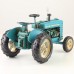 Lichtblauwe gedetailleerde tractor van blik 042lb