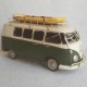 Volkswagen T1 bus met boot - blikken woondecoratie - met VW licentie - 27x12x14cm