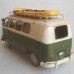 Volkswagen T1 bus met boot - blikken woondecoratie - met VW licentie - 27x12x14cm