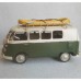 Volkswagen T1 bus met boot - blikken woondecoratie - met VW licentie - 27x12x14cm