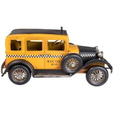 Klassieke auto taxi Yellow Cab maddeco